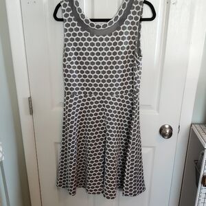 Geometric Patterned Sleeveless Dress
